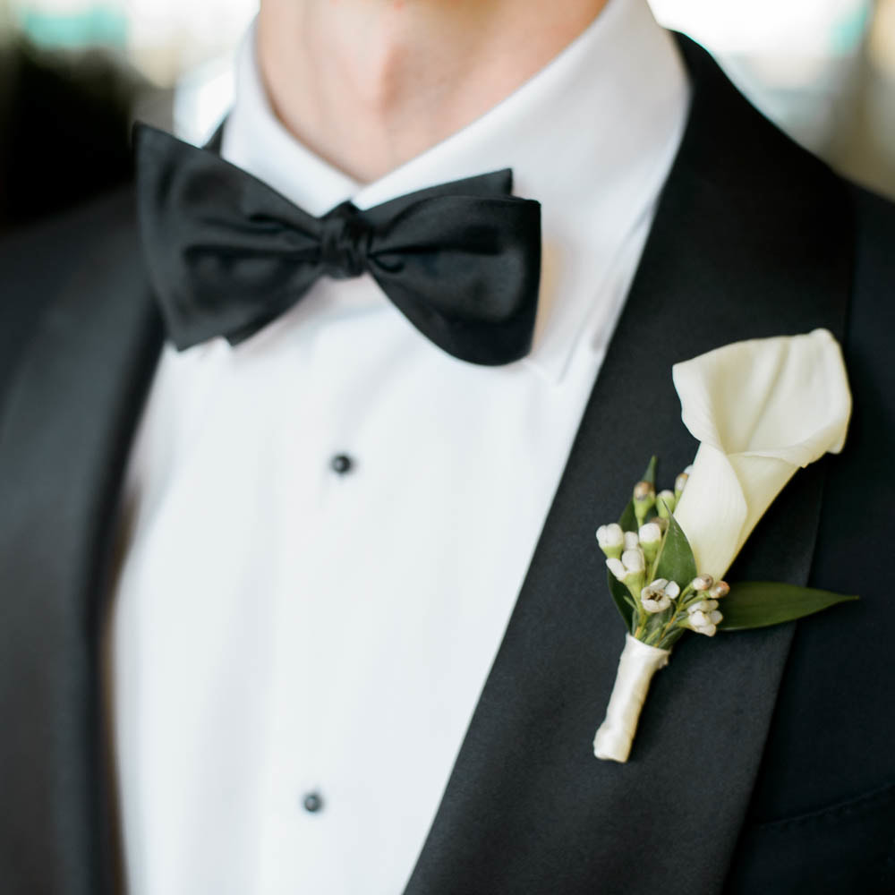 groom getting ready photo, black tie, tux, boutonniere, detail photos, boulder st. julien hotel wedding planner, colorado wedding planner