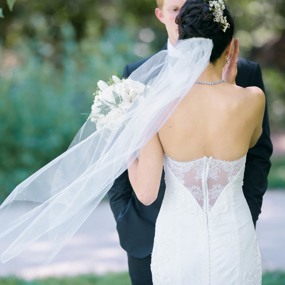 Bride and groom first look in park, boulder st. julien hotel wedding planner, colorado wedding planner, mountain wedding inspiration, sweetly paired weddings