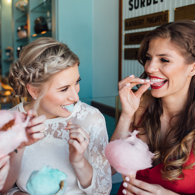 how to ask my bridesmaids, bridal shower, denver wedding planner, ice cream social