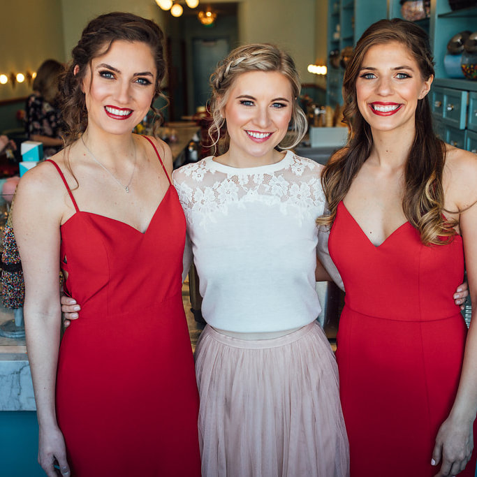 how to ask my bridesmaids, bridal shower, denver wedding planner, ice cream social