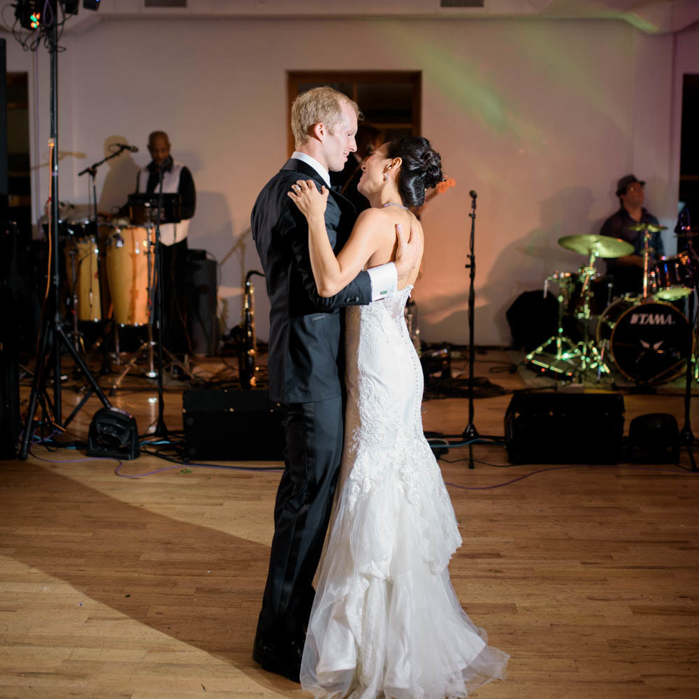 Reception venue, bride and groom first dance, live band, chinese american wedding inspiration, boulder wedding planner, colorado wedding inspiration, boulder museum of contemporary art weddings, sweetly paired wedding planning