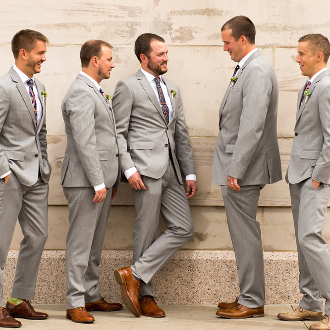 Wedding party photos, civic center park, colorado wedding planner, sweetly paired weddings, denver wedding planner, groom and groomsmen casual