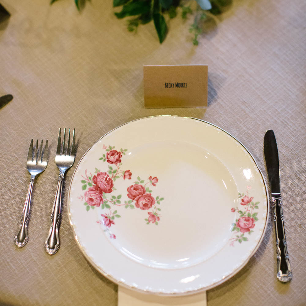 Reception decor, detail photos, place setting, mismatched china, denver wedding planner, colorado wedding inspiration, sweetly paired wedding planning, spruce mountain ranch wedding